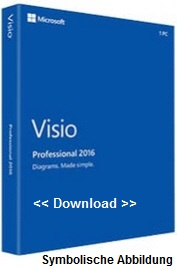 MS Visio 2016 Professional Vollversion (Download)