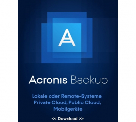 Acronis Cyber Backup Office 365 Advanced (5 Mailboxen|1 Jahr) ESD, Lizenz f. Unternehmen