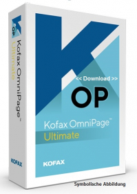 Kofax OmniPage 19.2 Ultimate deutsch Vollversion (Win, Download) Neulizenz, Kaufversion (ESN-E709Z-W00-19.0)