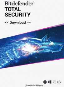 Bitdefender Total Security 2024 (1 Gert, 2 Jahre) Vollversion, Download