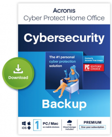 Acronis Cyber Protect Home Office 2024 Premium (1-PC/Mac, 1 TB Cloud, 1-Jahr) Vollversion, Download