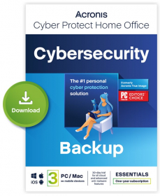 Acronis Cyber Protect Home Office 2024 Essential (3 PC/Mac, 1 Jahr) deutsch Vollversion (Download)