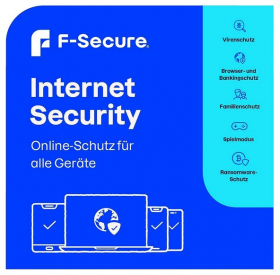 F-Secure Internet Security 2025 (3 PC, 1 Jahr) Vollversion, deutsch Download (FCFYBR1N003E1)