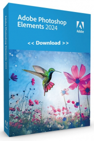 Adobe Photoshop Elements 2024 (Win, Download) Vollversion, Kauflizenz mit Zweitnutzungsrecht