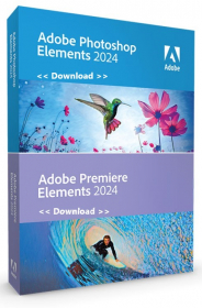Adobe Photoshop Elements und Premiere Elements 2024 (Mac, Download) Vollversion, Kauflizenz