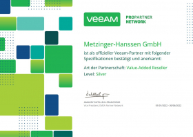 Veeam Data Platform Foundation (Backup & Replication) 12.1 Universal Lizenz, 10 Instanzen (Kauflizenz)
