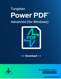 Tungsten (Kofax) Power PDF2025.3 Advanced deutsch Vollversion (Windows, Download) Kaufversion (PPD-PER-0458-001U-PR)