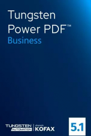 Tungsten (Kofax) Power PDF 2025.3 Business Vollversion, Kauflizenz (Mindestbestellmenge 5)