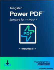 Tungsten (Kofax) Power PDF 2026.2 Standard Mac Vollversion (1 Benutzer, 2 Mac) Download, Kaufversion
