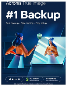 Acronis True Image 2026 Essential (3 PC Win/Mac, 3 Jahre | Kunden-Aktivierung) deutsch Vollversion (Download)