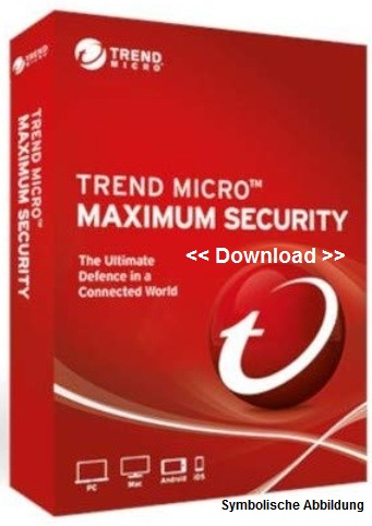 Trend Micro Maximum Security 2026 Vollversion, 10 PC, 1 Jahr, ESD