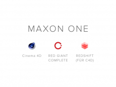 Verlängerung (1-Jahr) Maxon One (Cinema 4D, Redshift für C4D und Red Giant Complete) Jahreslizenz