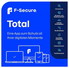 F-Secure Total 2021 inkl. VPN (7 Geräte | 1 Jahr) deutsch Vollversion, Download