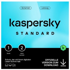 Kaspersky Stanfard 2024 (1 Device, 2 Jahre) deutsch Vollversion, Download