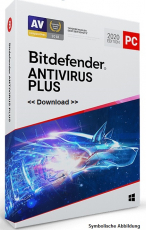 Bitdefender Antivirus Plus 2026 (5 Ger�te, 2 Jahre) deutsch Vollversion, Download