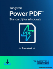 Tungsten (Kofax) Power PDF 2025.3 Standard deutsch Vollversion (Win, Download) Kaufversion (PPD-PER-0457-001U)
